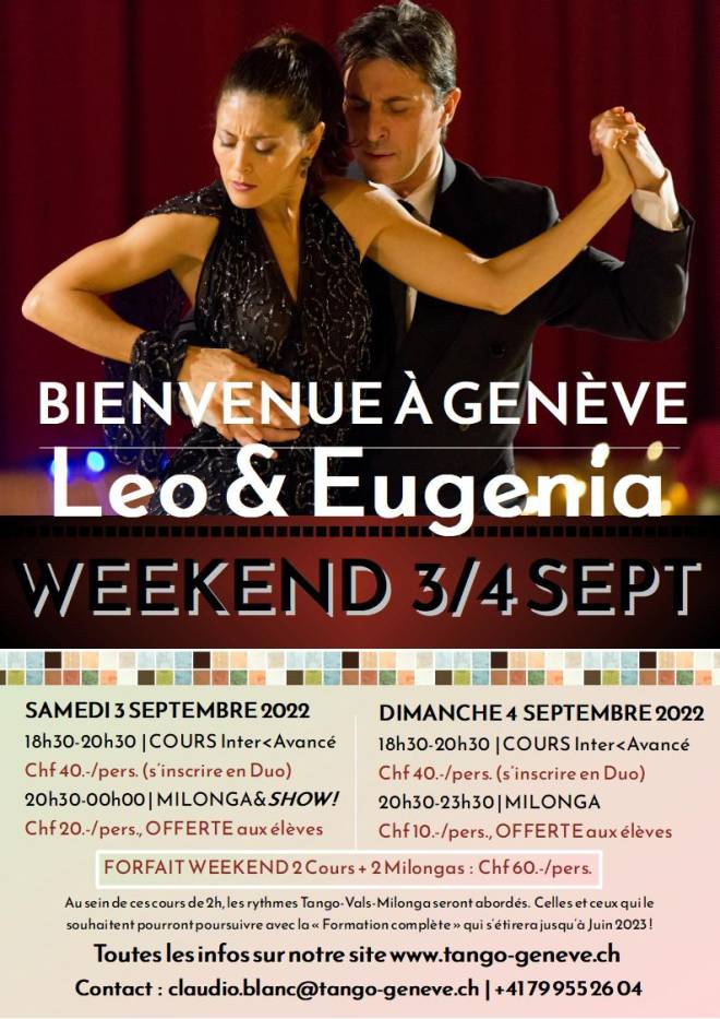 WEEKEND DE RENTRÉE - 3/4 sept 2022