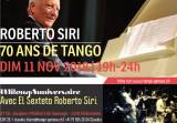 MILONGA D&#039;ANNIVERSAIRE : 70 ANS DE TANGO DE ROBERTO SIRI